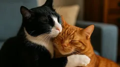 One nie przytulają się bez powodu: jak zrozumieć, że między twoimi kotami naprawdę jest przyjaźń